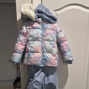Toddler Snowbib and Jacket Set